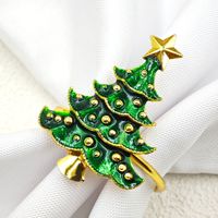 Clips de serviettes de table sur le thème de Noël pour hôtels, best-sellers. Décoration de table de restaurant