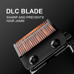 Tondeuse à cheveux professionnelle sans fil avec moteur à rotor externe sans balais, lame DLC, logo personnalisé, machine à couper les cheveux électrique - Product Image 3