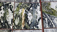 Dalles de marbre naturel irlandais Northland cèdre vert jade carreaux de sol muraux en pierre moderne polie pour comptoirs de table à manger
