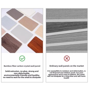 Trung Quốc Thương Hiệu Thiết Kế Hiện Đại Gỗ Shiplap Tấm Tường Cần Thiết Trang Trí Nội Thất Với Không Thấm Nước PVC Chất Liệu Gỗ Veneer Bảng - Product Image 5