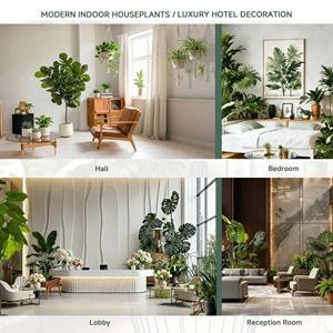 Bouquet de fleurs artificielles abordable pour appartement locatif, chambre d'étudiant et décoration de première maison – Orchidée Phalaenopsis artificielle - Product Image 5