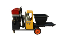 Nouvelle Machine à Pulvériser le Mortier et le Ciment à Moteur Diesel, Capacité de la Trémie 120L, Pompe et Moteur de Pulvérisation de Plâtre – Offre Spéciale