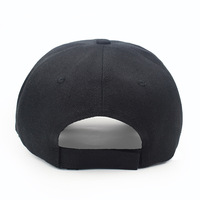 Casquettes de baseball unisexes à 6 panneaux structurées avec fermeture velcro personnalisable, logo brodé personnalisé, casquette de baseball en polyester pour homme JFA4