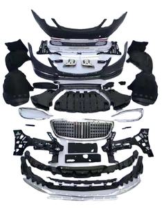 Parachoques de coche adecuado para Mercedes Benz Clase S W222 2014-2020 cambio a estilo S680 <span class=keywords><strong>Maybach</strong></span> con rejilla de parachoques - Product Image 1