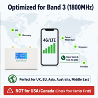 Amplificador de Señal EasyBoost 1800MHz B3, Llamadas Claras y Estables, Repetidor Global 2G 3G 4G 5G, Kit Completo DIY con Control por Aplicación