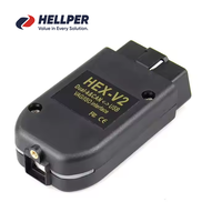Hellper V2 alat diagnostik HEX, untuk Volkswagen Audi lebih bertenaga listrik bahasa Inggris 1 tahun V25.3 V24.7 VCD 5053 AT162 + FT232