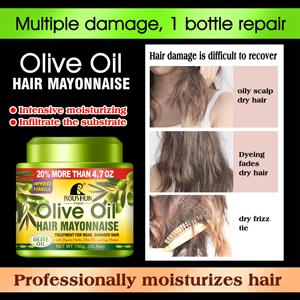 Mayonesa Capilar con Aceite de <span class=keywords><strong>Oliva</strong></span> ROUSHUN 750g, Reparación Profunda en 3 Minutos, Hidratación Intensiva, Suaviza <span class=keywords><strong>el</strong></span> Cabello Seco, Encrespado <span class=keywords><strong>y</strong></span> Dañado - Product Image 3