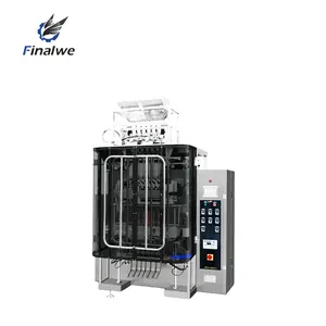 Finalwe Máquinas de embalaje multifunción de alta eficiencia Azúcar Químico Multi Lane Liquid Sachet Máquina de embalaje con impresora