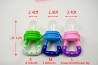 Tétine en silicone sans BPA pour bébé, tétine en silicone, grignoteuse, grignoteuse, nouveau design d'aliments aux fruits frais, alimentation sûre des tétines pour enfants