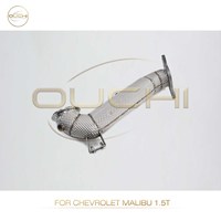 Sistema de Escape de Acero Inoxidable Ouchi Fashion con Tubo de Bajada para Chevrolet Malibu 1.5T con Protector de Cabeza, Tubo de Bajada para Chevy Malibu