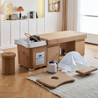 Table de massage et lit de shampoing électrique professionnel moderne Chuque avec couleur personnalisable, réglage de la hauteur et du dossier