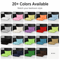 Housse de coussin en satin soyeux avec fermeture enveloppe, sans fermeture éclair, pour hôtel, mariage, vente en gros