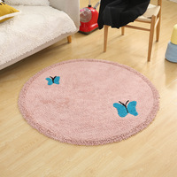 Regenbogen Kinder spielen Baumwolle süße Teppiche Alphabet Kinderzimmer Blumen teppiche Maschinen wasch barer Hand Tufting Teppich