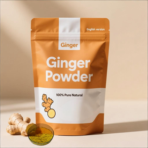 Polvere di Radice di Zenzero Naturale Pura Senza Additivi per Bevande e Succhi - Product Image 2