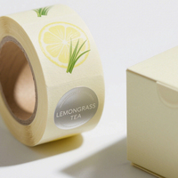 Étiquettes adhésives en vinyle imprimées sur mesure, résistantes à l'eau, aux rayures et aux UV, avec logo personnalisé, forme découpée pour jus de fruits