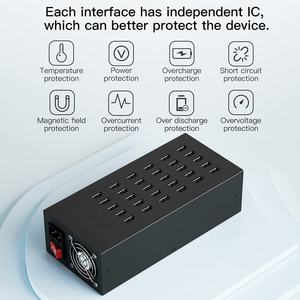 Station de charge USB 30 ports 300W, Hub de charge USB 30-en-1, Station de charge USB multiple pour plusieurs appareils - Product Image 5