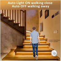 Détecteur de mouvement PIR HELAN pour éclairage d'escalier à 32 marches avec variateur et contrôleur automatique, charge maximale 350W, garantie 2 ans, bande LED