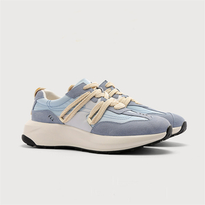 Zapatillas de Cuero de Diseño Personalizado Estilo Etiqueta Blanca 2026, Zapatillas Casuales para Caminar, Zapatos para Hombre - Product Image 3