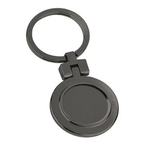 Portachiavi in Lega Lucida a Doppio Foro, Moschettone Personalizzato in Metallo e Portachiavi con Foto Digitale D=25mm - Product Image 1