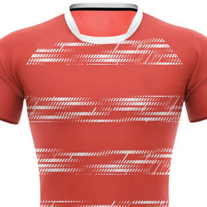 Nuevo Uniforme de Rugby Deportivo de Alta Calidad, Camiseta de Rugby con Cuello en V y Media Manga, Sublimada, para Equipos de Adultos - Product Image 2