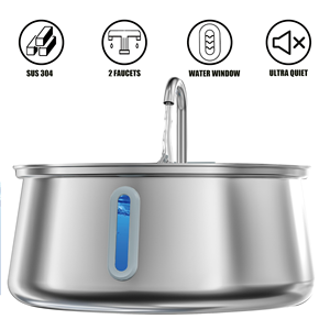 2026Stainless Steel <b>Automatic</b> Pet <b>Water</b> <b>Dispenser</b> Ultra Quiet Pet <b>Water</b> Fountain with Filter Cat Products,4L Cat <b>Water</b> Fountain - Product Image 4