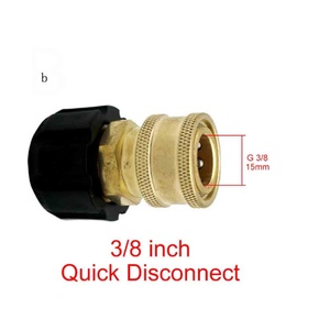 Adaptateur de raccord rapide M22 14 mâle vers 1/4" 3/8" pour nettoyeur haute pression de salle de bain, pistolet à eau haute pression, raccords de tuyaux - Product Image 4