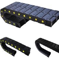 Cadena Portacables de Nylon Reforzado Serie TZ, Tipo Abierto, para Máquinas CNC