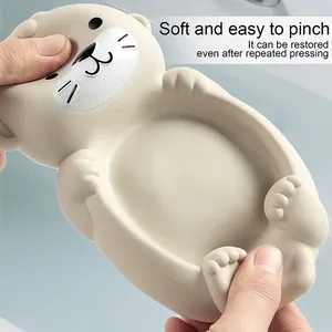 Ensemble de panier de basket flottant Otter Bath avec ventouses et balles, jouet aquatique pour bébé, cadeau pour enfants - Product Image 4