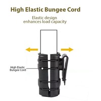 Étui tactique souple à dégagement rapide pour lampe torche, haute élasticité, construction durable pour équipement d'entraînement extérieur