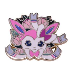 100 Design Hoge Kwaliteit Pika Monster Cloisonné Verf Legering Broches Spelden met Kaart in OPP Zak Verpakking - Product Image 4