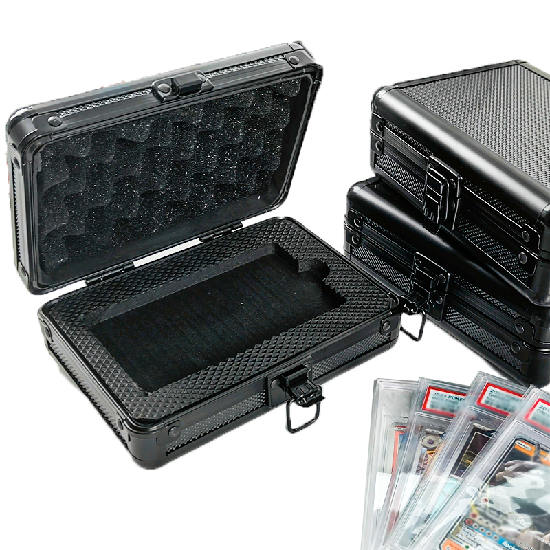 Estuche para tarjetas pequeño de ladrillo de metal PSA