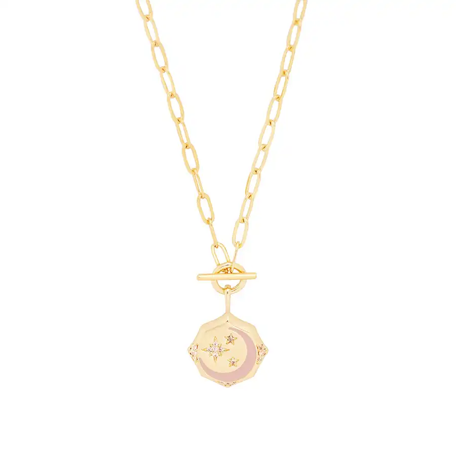 Nieuwe Mode-sieraden Kraag Artesanal Moda Gold Plating Dromers Gold Mantra Toggle Ketting Colar Feminino 2022