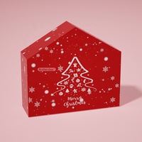 Boîte Cadeau de Noël 2026 Deluxe pour Truffes et Bonbons, Calendrier de l'Avent Réutilisable à Double Porte pour Chocolats avec Logo Personnalisé