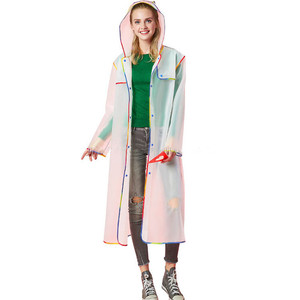 Imperméable en EVA pour femmes, taille XL, poncho, imperméable jetable en plastique pour la randonnée et les voyages en plein air - Product Image 2