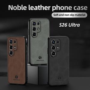 Itel S26Ultra用 磁気マットシープスキンテクスチャレザー耐衝撃バックケース Itel S25 Ultra 4G/S686LN用 ソフトTPUバンパー - Product Image 2