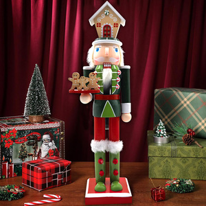 Articles décoratifs <span class=keywords><strong>de</strong></span> Noël <span class=keywords><strong>de</strong></span> bureau Cadeau <span class=keywords><strong>de</strong></span> Noël Bonbons en bois Homme en pain d'épice Nouveau <span class=keywords><strong>Casse</strong></span>-<span class=keywords><strong>Noisette</strong></span> - Product Image 5
