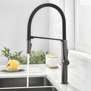 Robinet mitigeur chaud et froid pour évier de cuisine d'hôtel Robinet de lavabo à une poignée en laiton - Product Image 4