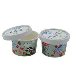 Ice Cream Container / Yogurt Cups With Dome Lids
