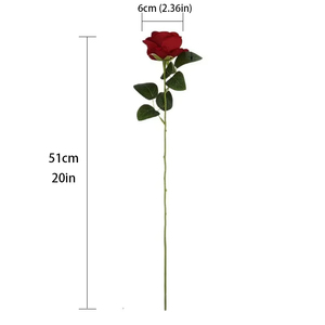 Composizione Floreale di Alta Qualità con Rose Bianche Artificiali in Seta e Ortensie per Decorazioni Domestiche di <span class=keywords><strong>San</strong></span> <span class=keywords><strong>Valentino</strong></span> - Product Image 5