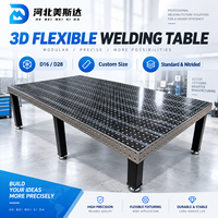 Nouvelle plateforme de soudage flexible 3D sur mesure Meisida en acier Q355, alimentée par batterie, avec traitement de nitridation, système de fixation de précision 1