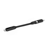 Cargador Múltiple OTG 3 en 1 con Pantalla LED, Cable Magnético para Llavero, PD 100W 5A, Cable de Carga USB Superrápido de Aleación de Aluminio para Teléfono