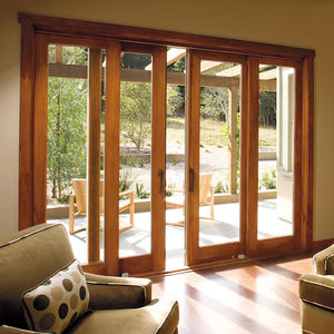 <span class=keywords><strong>Puerta</strong></span> de madera de vidrio deslizante de elevación de esmalte <span class=keywords><strong>exterior</strong></span> de <span class=keywords><strong>doble</strong></span> <span class=keywords><strong>hoja</strong></span> de decoración - Product Image 3