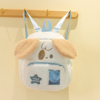 Peluche mignonne en forme de petit sac à dos de dessin animé, vente en gros pour machines à pinces et machines à monnayeur d'arcade