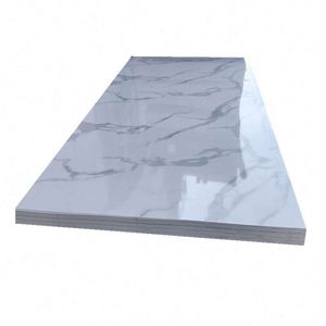 Panneau mural en marbre <span class=keywords><strong>pvc</strong></span> en plastique brillant <span class=keywords><strong>de</strong></span> 4 pieds X 8 pieds pour décoration murale <span class=keywords><strong>de</strong></span> <span class=keywords><strong>salle</strong></span> <span class=keywords><strong>de</strong></span> <span class=keywords><strong>bain</strong></span> douche - Product Image 4