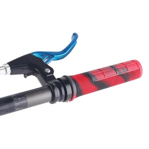 Poignées de guidon de vélo de montagne, 22.2mm, en caoutchouc, antidérapantes, souples, droites, pour vélos de montagne, taille unique, en résine plastique - Product Image 1