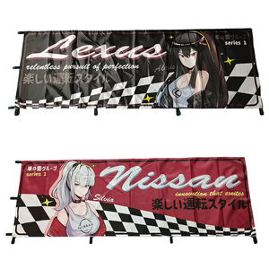 Kustom 180x60cm Nobori bendera Digital sublimasi cetak Logo untuk acara & bisnis promosi spanduk JDM - Product Image 4
