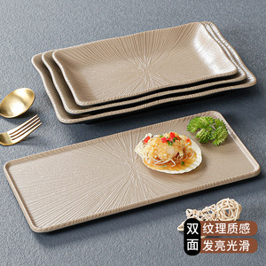 New Xiangyuanmei tableware <b>melamine</b> <b>plates</b>, dish <b>plates</b>, dinner <b>plates</b>, barbecue hot pot grilling meat restaurant cold dish - Product Image 2