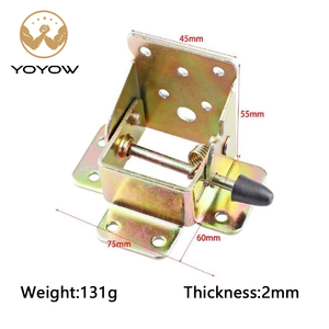 90 Degree Self-Locking <b>Hinge</b> Extension <b>Table</b> Bed Leg <b>Table</b> Base <b>Hinge</b> Self Locking <b>Hinge</b> Automatic Locking - Product Image 2