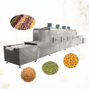 Secador de microondas OCEAN Pulp Paper Tunnel 150kw Stevia Dry Rice Noodle Gin Machine 100kw para semillas de algodón