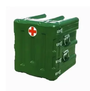 Araç kutusu durumda tıbbi durumda yüksek dereceli rotomold taşınabilir ilaç kutusu rotomolded alet kutusu